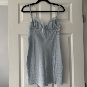 NWT Victoria’s Secret Light Blue Slip Dress